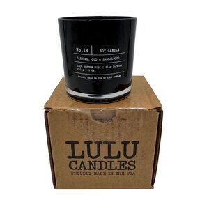Lulu Candles No.14 Jasmine Oud & Sandalwood Soy Candle 9 Oz Hand Poured